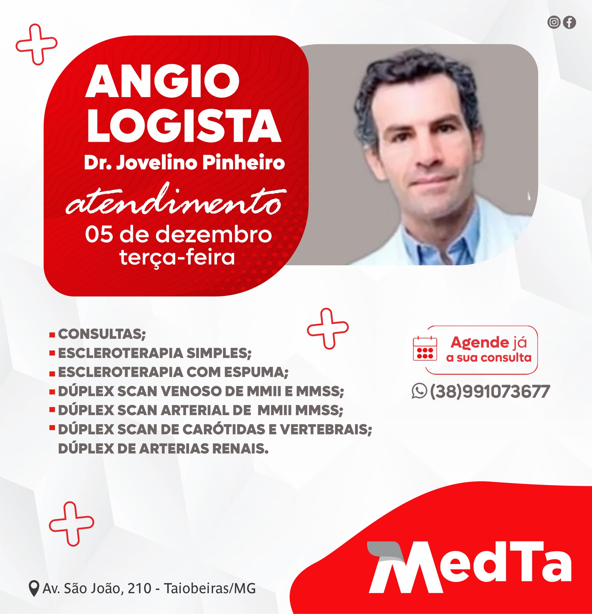 Clínica Medta - O Dr. Jovelino Pinheiro (Angiologista)...