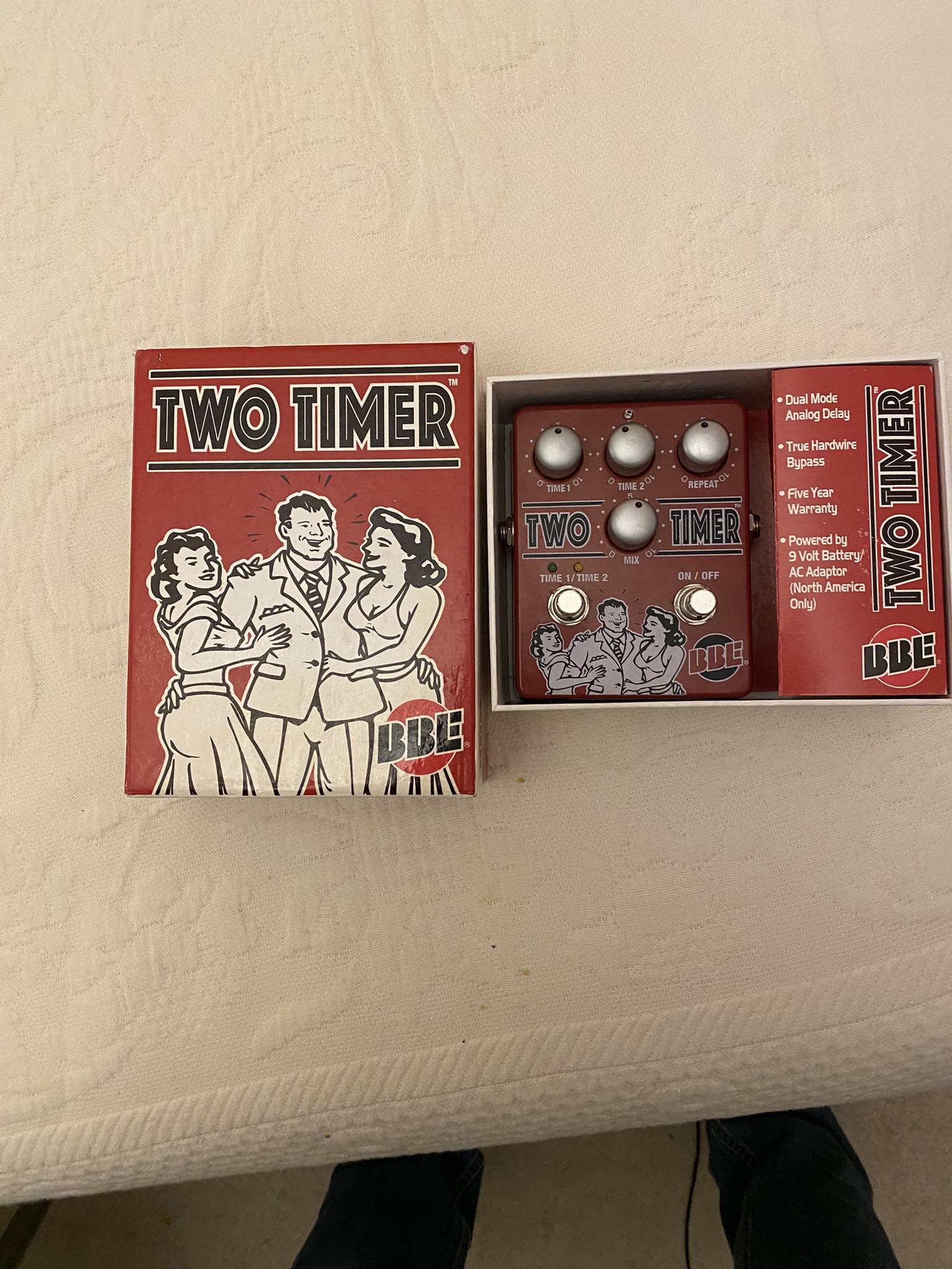Mint BBE Two Timer analog delay pedal from the 2010s