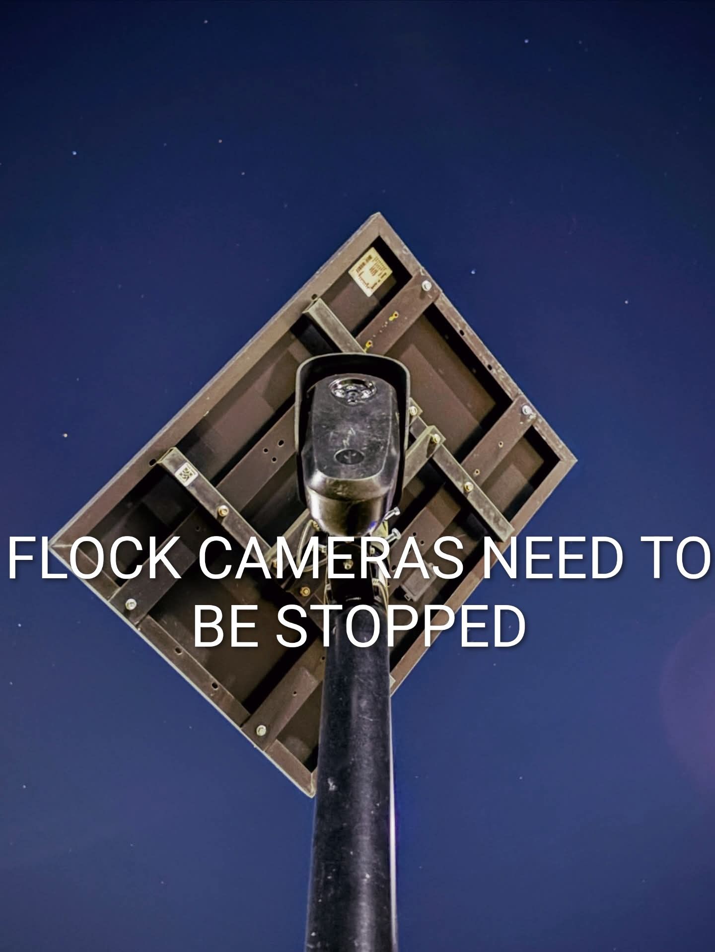 FLOCK cameras need to be stopped | Between this and Axon, the Flock ...