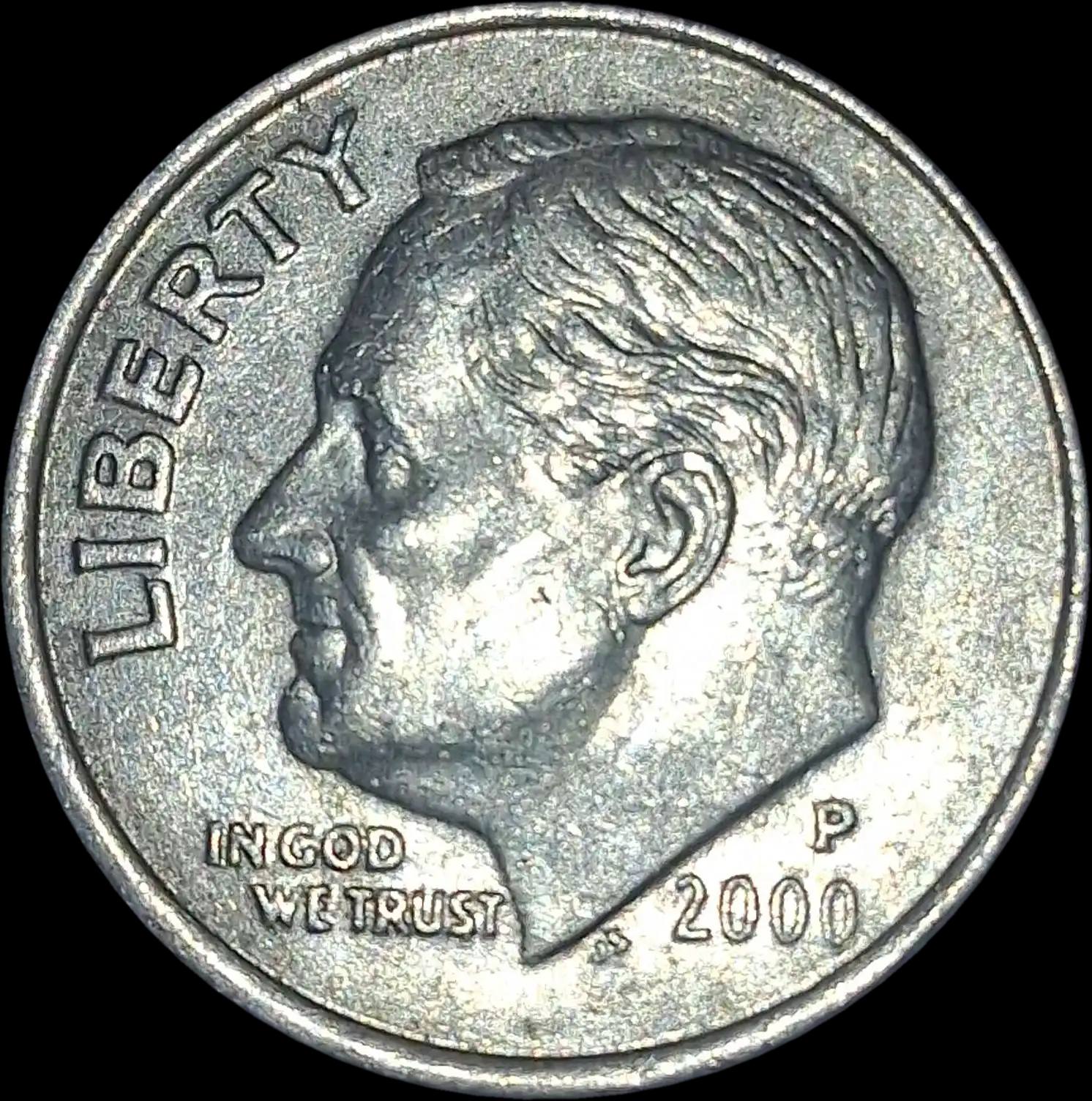 Does a 2000 P dime offset strike have additional value?