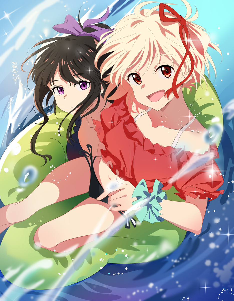 New Swimsuit Chisato Nishikigi & Takina Inoue 🙂 Credits: @おせザ