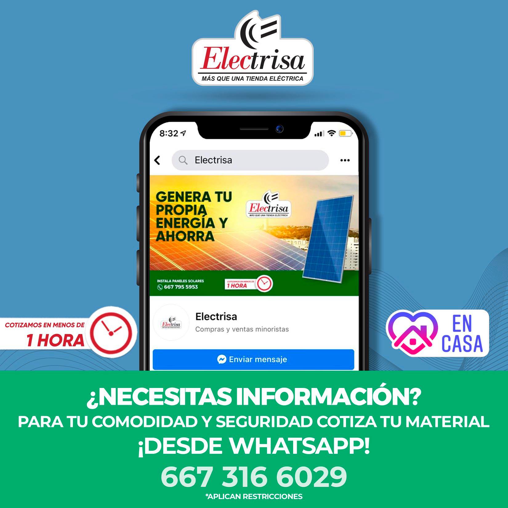 Electrisa - En Electrisa pensamos en tu comodidad y...