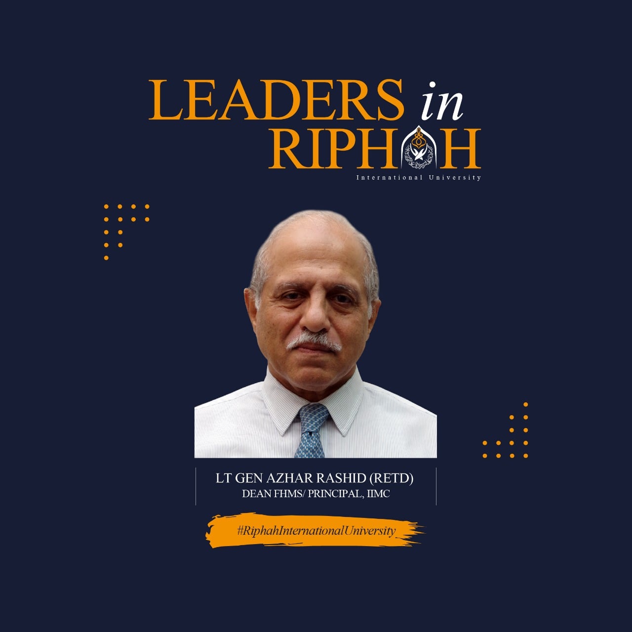Lieutenant General Prof.... - Riphah International University