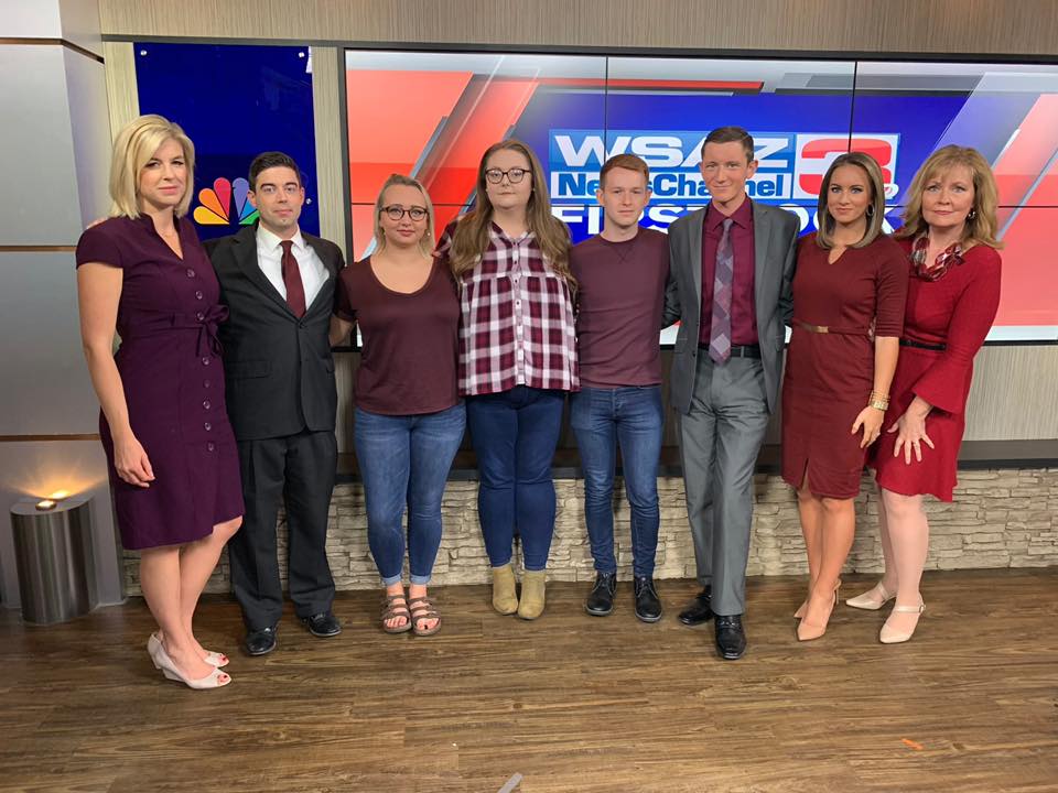 WSAZ Taylor Eaton - We are all on the same team today. WSAZ wears ...