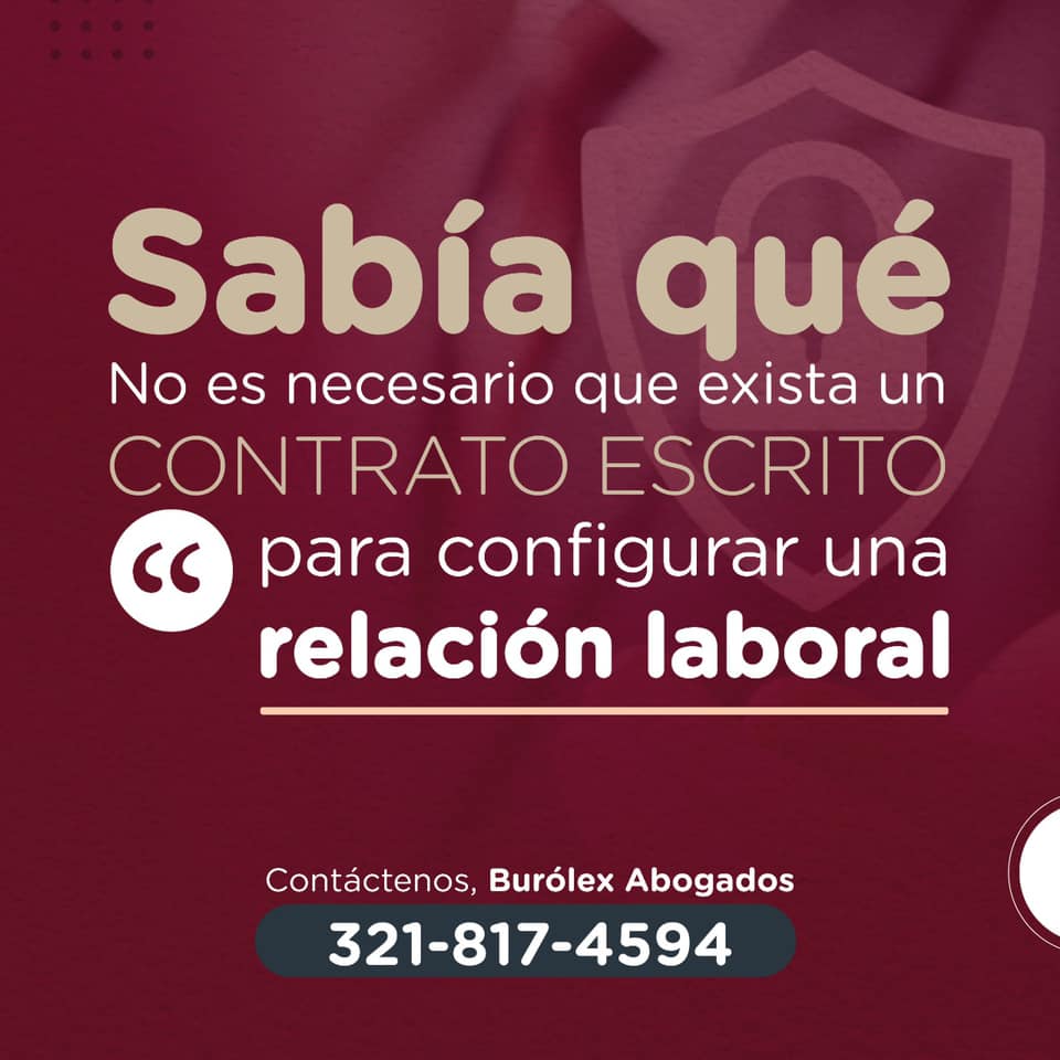 Burólex Abogados - ‼️ TRABAJADOR, 👩‍🌾👨‍🔧👩🏼‍💻 si en las acciones que ...