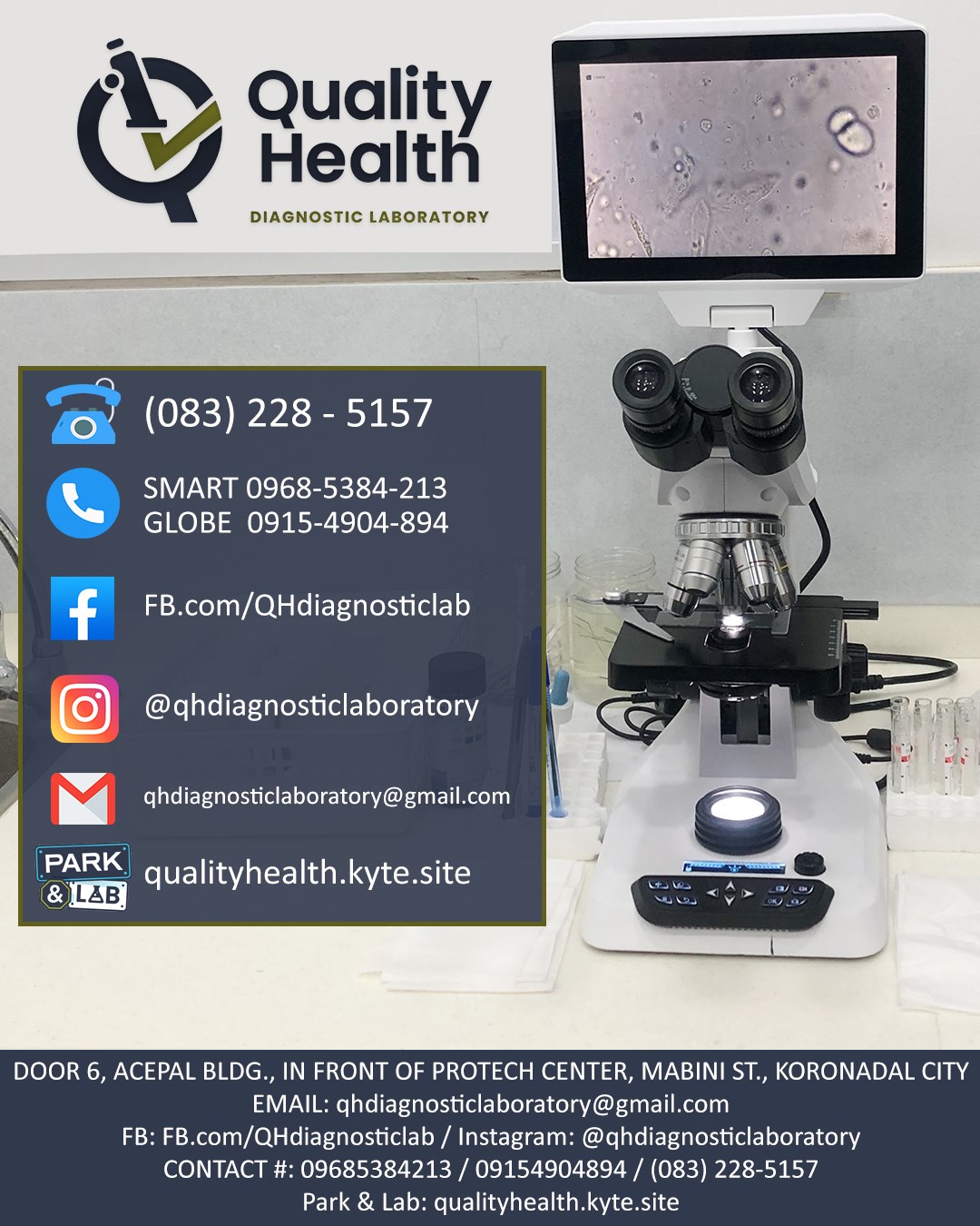 📣 LANDLINE NUMBER IS NOW... - Quality Health Diagnostic Lab | Facebook