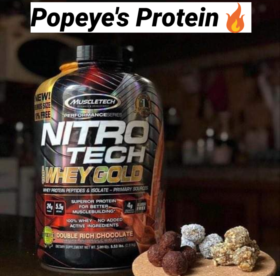 🌟 💪 NITRO TECH 100% WHEY GOLD... - Popeye's Protein S&A | Facebook