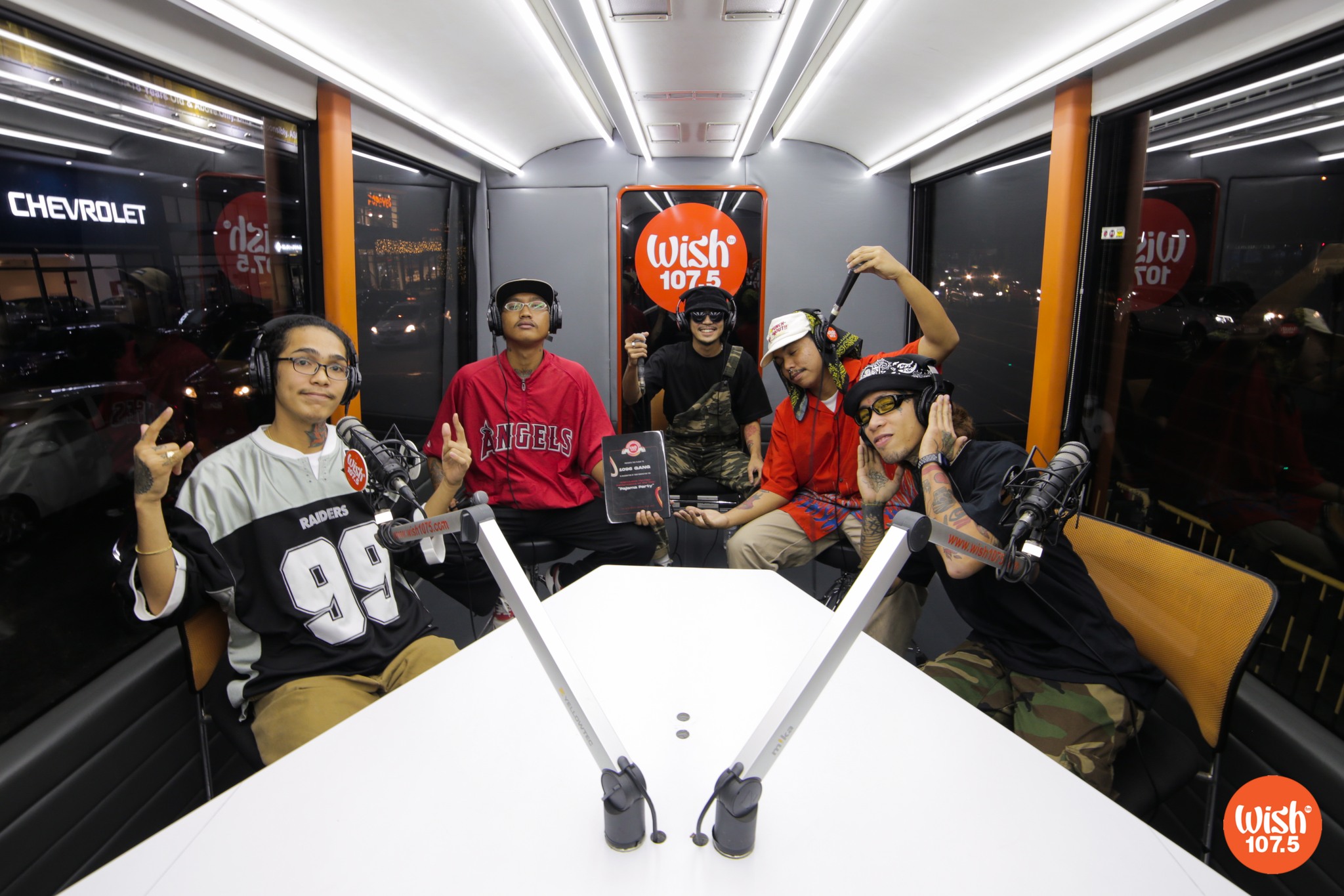 Wish 107.5 - LOOK: Hip-hop/pop group 1096 Gang went aboard... | Facebook