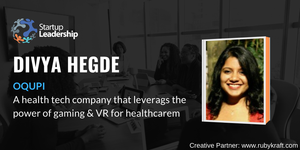 Meet Divya Hegde of Cohort... - Startup Leadership Bangalore