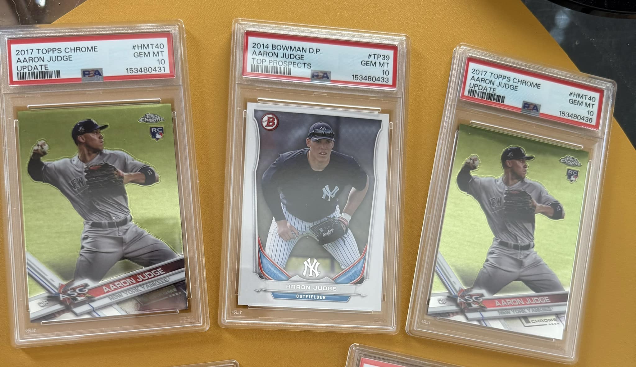PSA 10 ROOKIE/PROSPECT AARON JUDGES