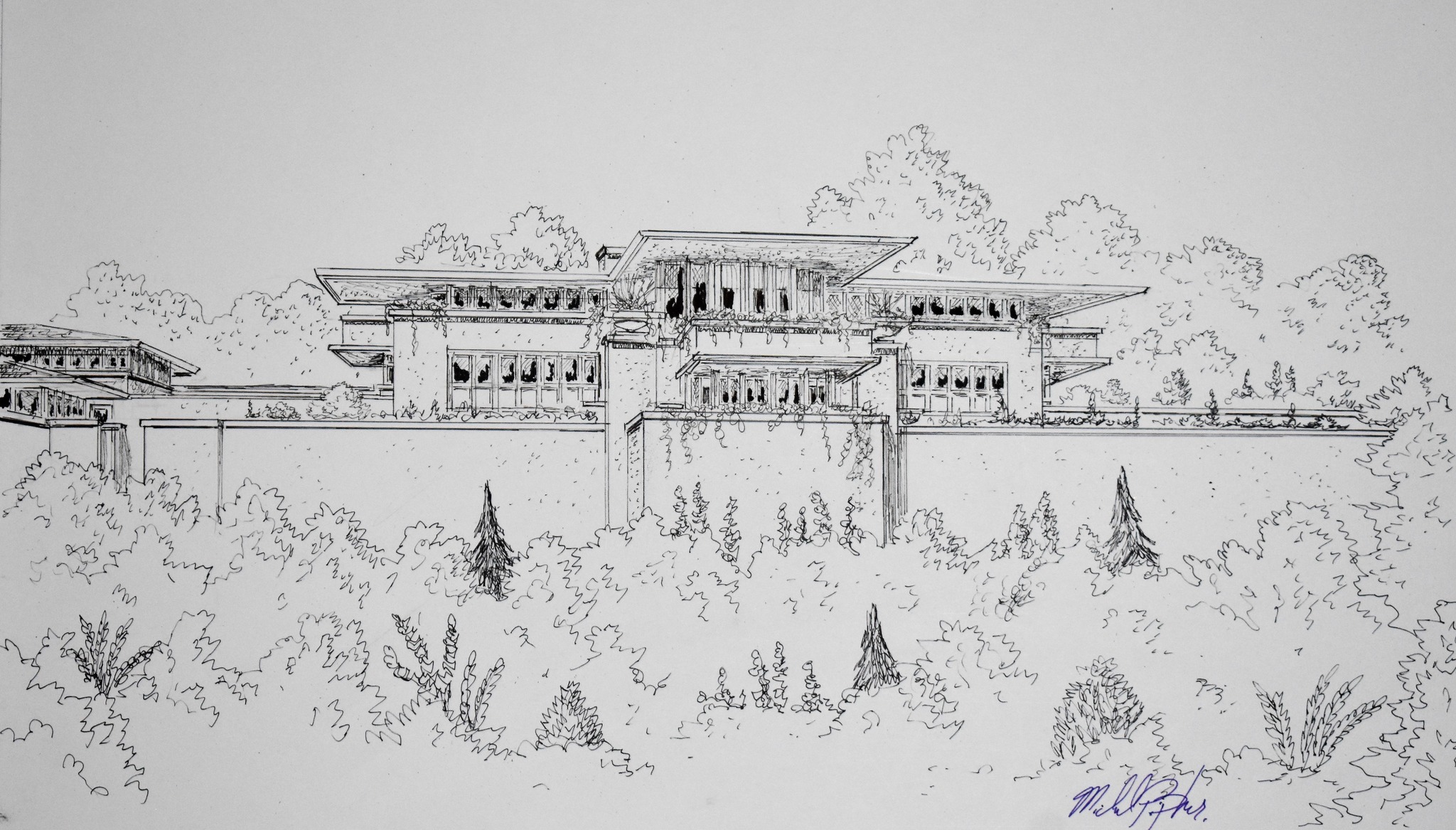 Frank Lloyd Wright buildings in chronological order from 1889-1916