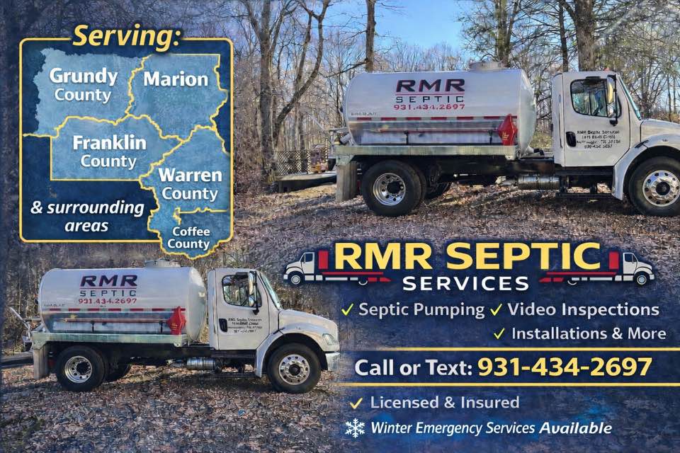 RMR Septic Services | Monteagle TN