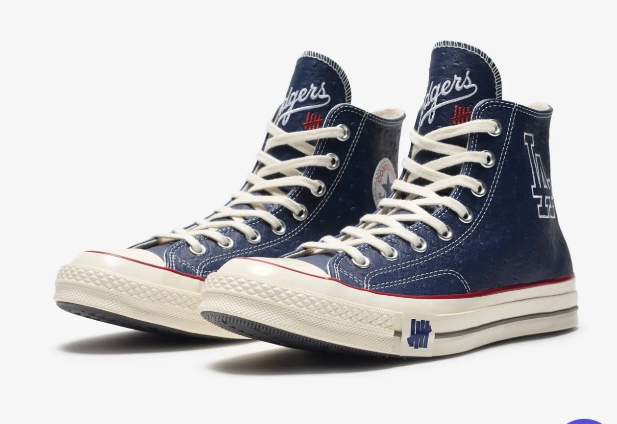 【新品】LA Dodgers x コンバース CT70 x UNDFEATED Converse x Los Angeles Dodgers x UNDEFEATED Chuck 70 This Chuck 70