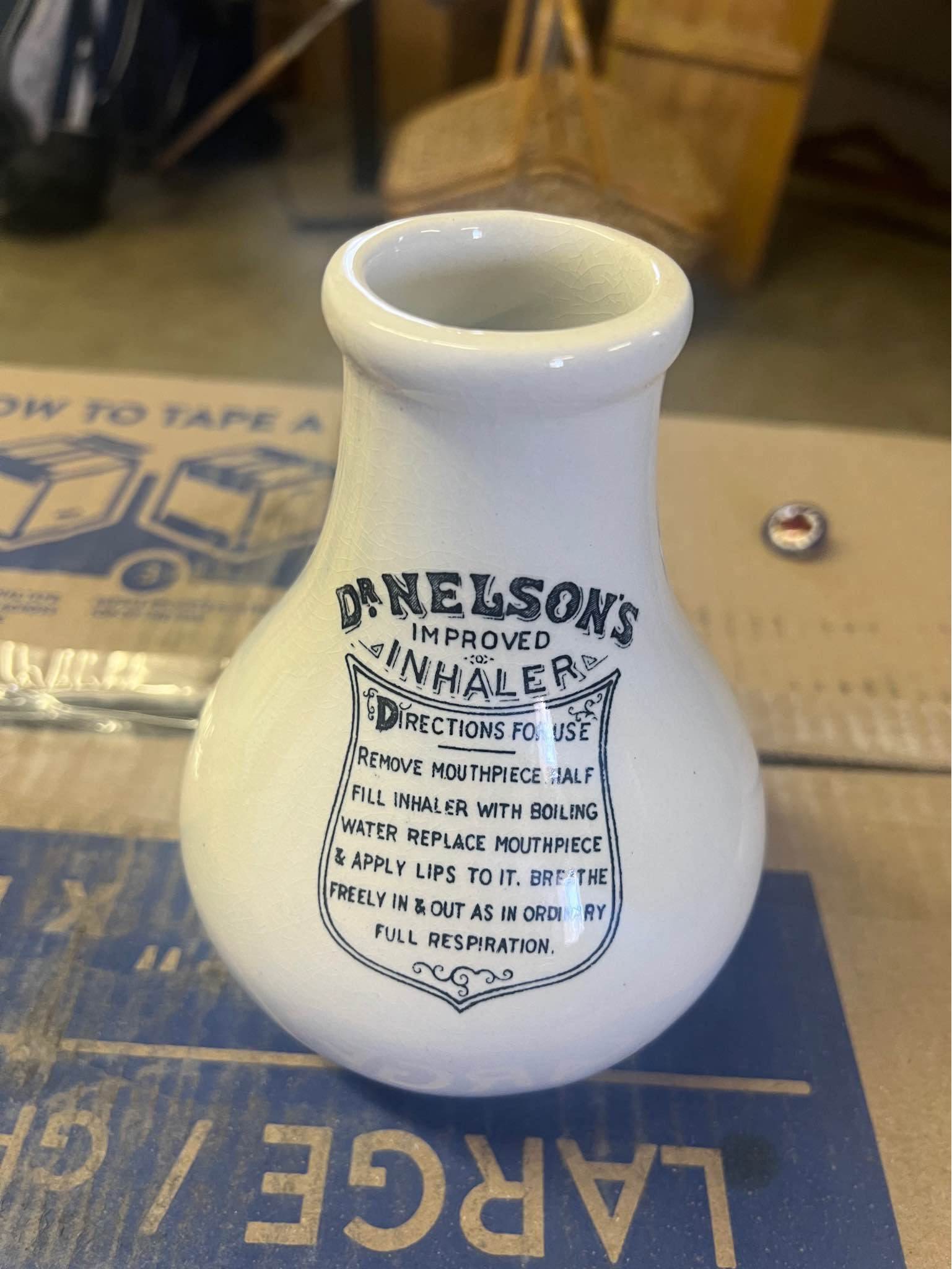 Dr. Nelson's Improved Inhaler was a popular medical device in the