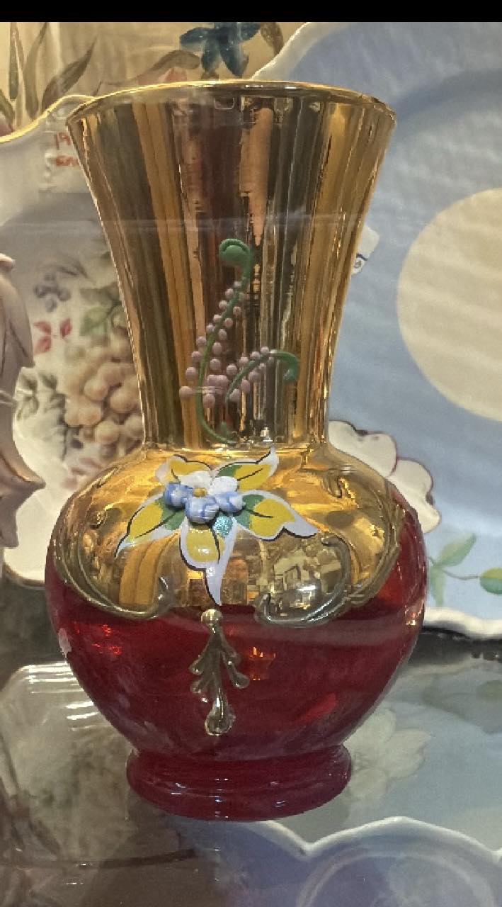 1930s Murano glass fruit necklace found at Value Village.