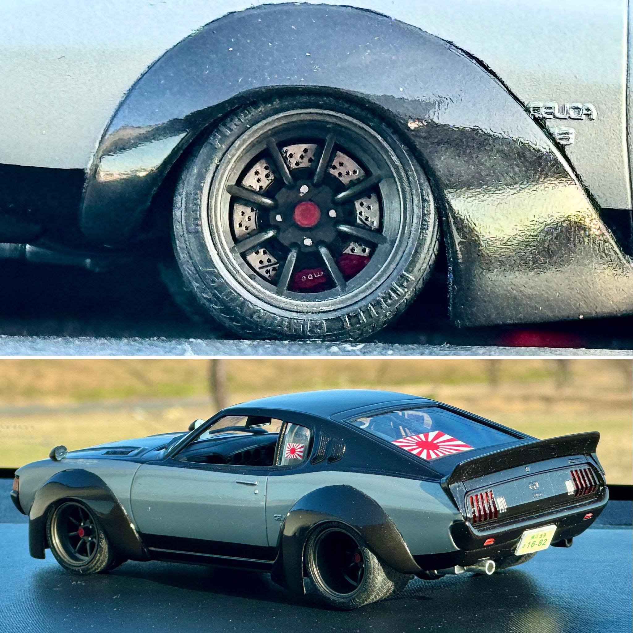 アオシマのワークスの?を箱絵ベースに500PSストリートモンスターカー 