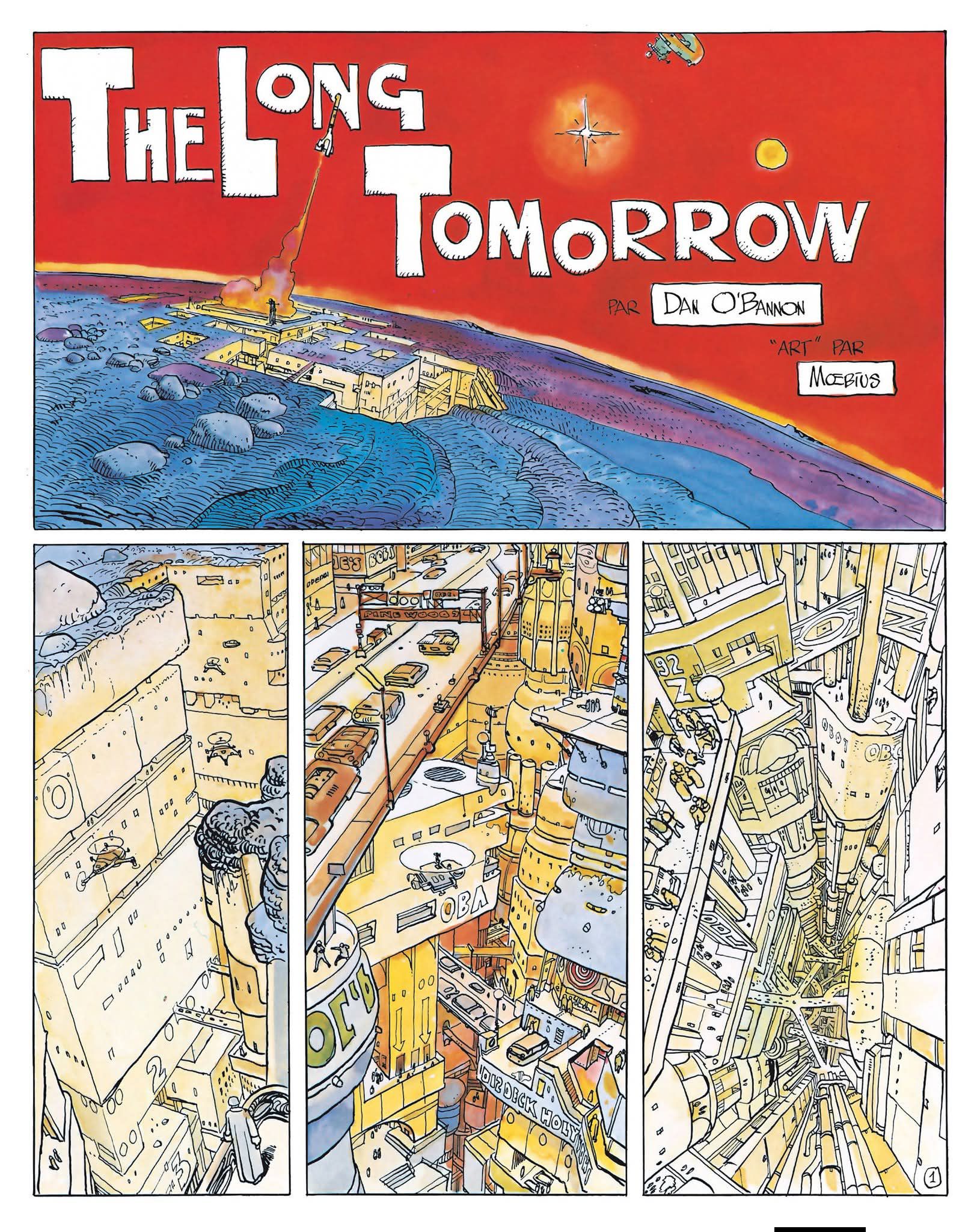 Moebius' 1976 comic, The Long Tomorrow