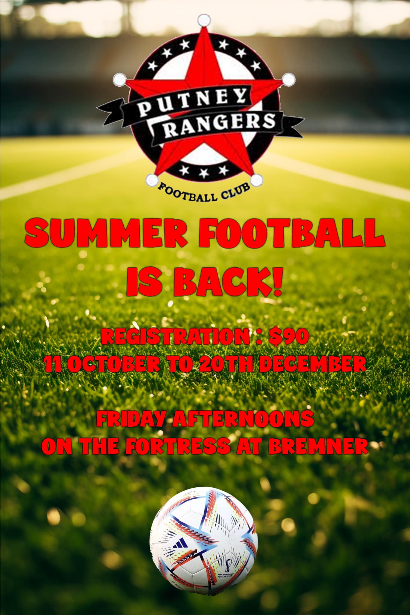 Putney - ⚽️ Summer Football is back ⚽️ Putney Rangers are again running ...