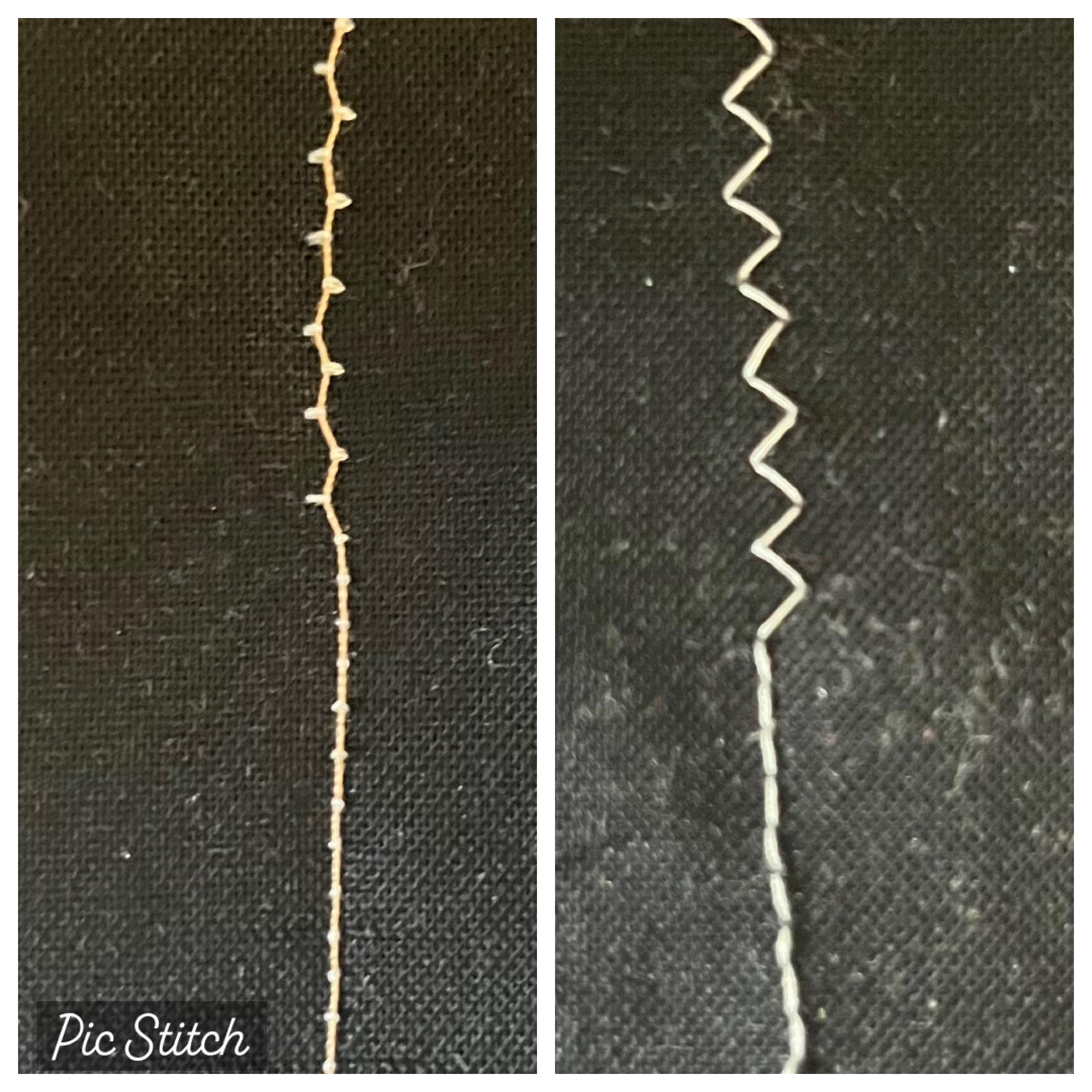 Kolor 18AW ニット　UNEVEN Why is my zig zag stitch uneven?