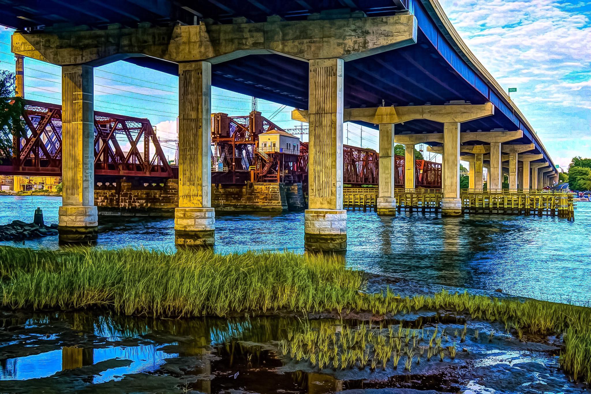 Bond's Dock on the Housatonic River, Stratford CT.