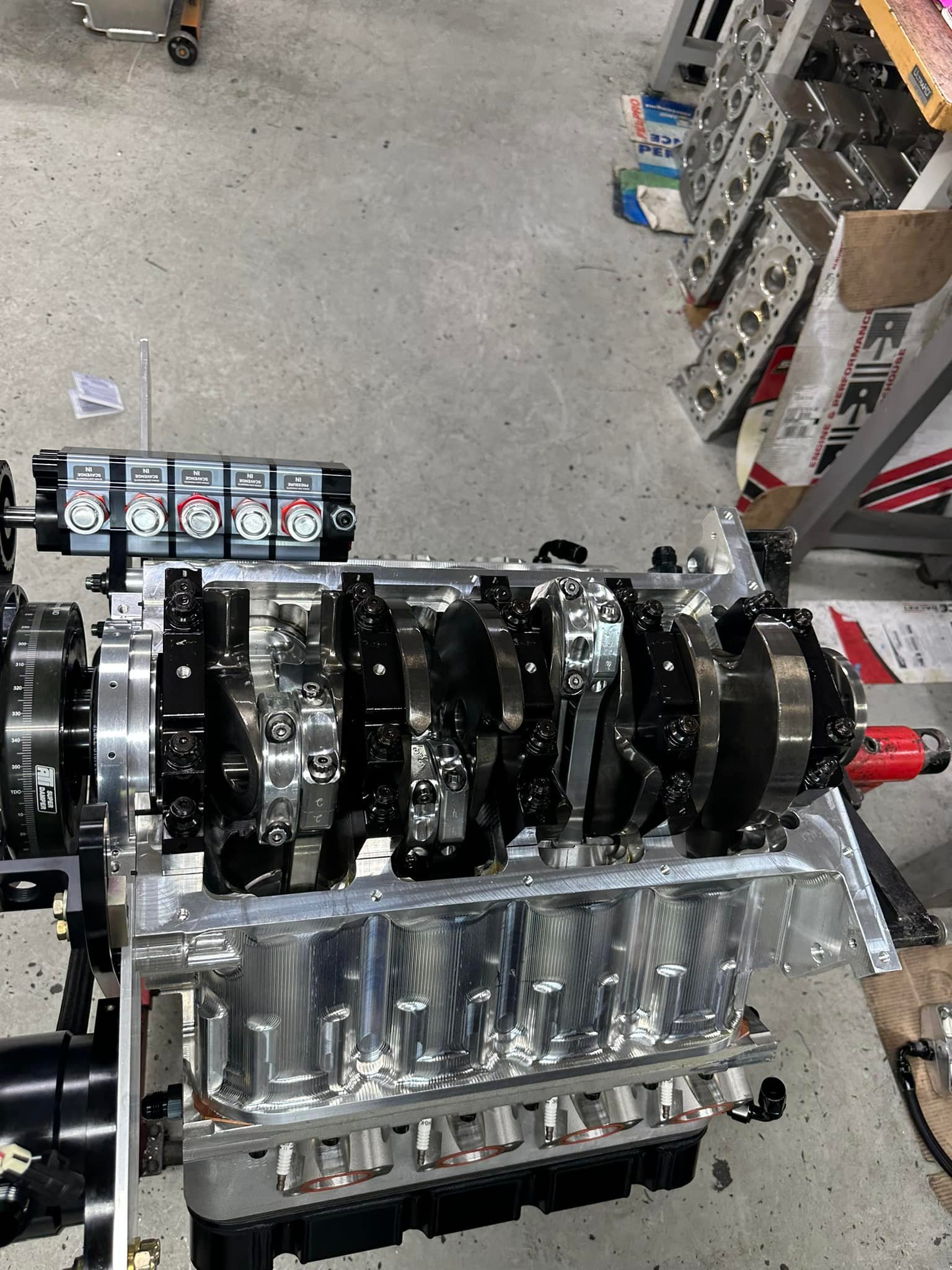 The SB Chevy 570 stock 4.4 bore space... - TRE Racing Engines