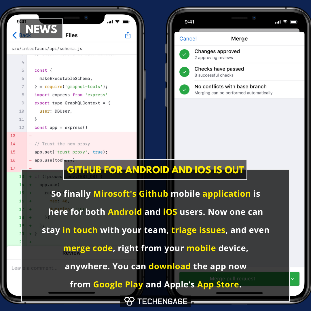 TechEngage - GitHub’s new mobile app is now available on... | Facebook