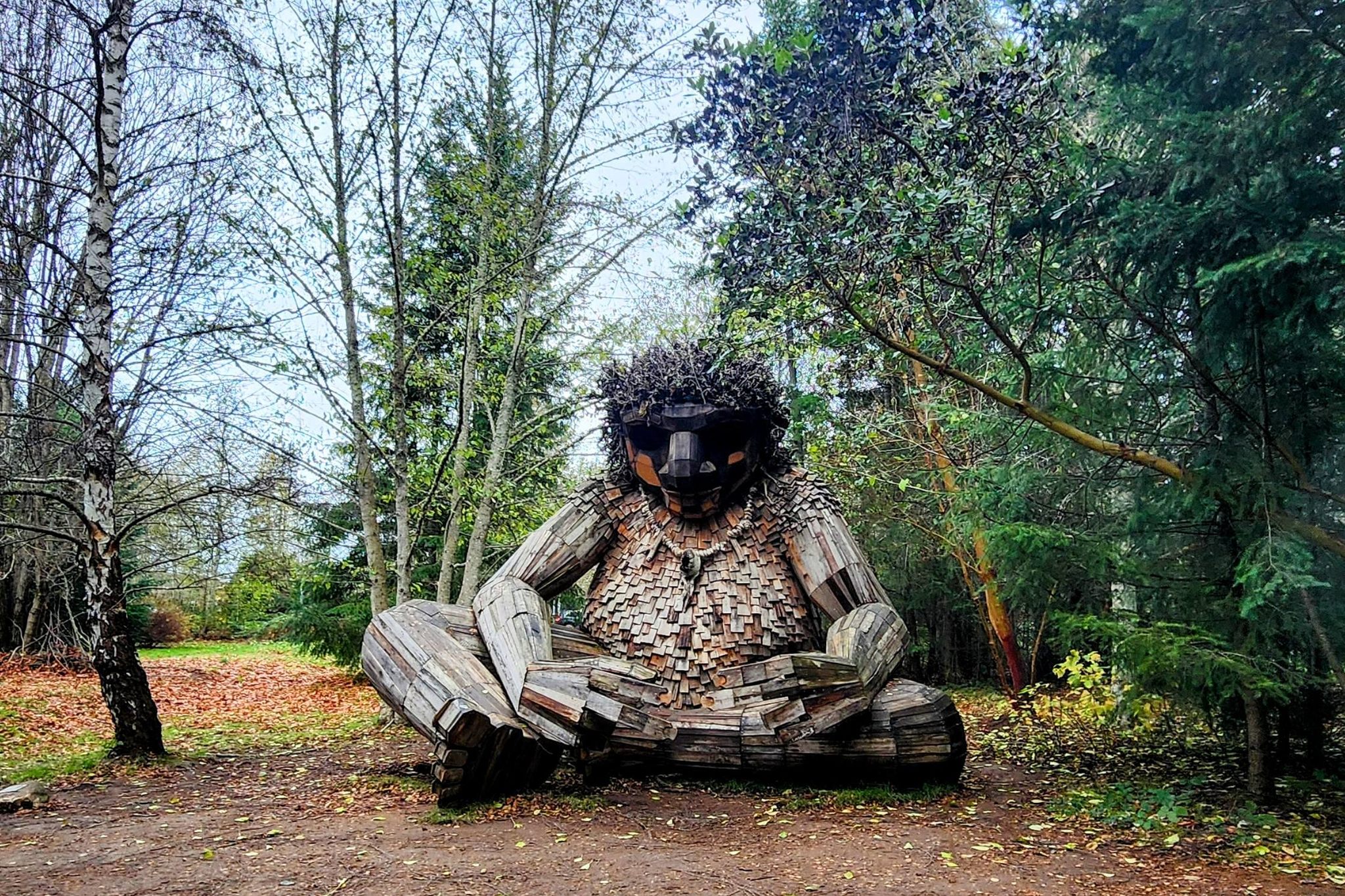Pia the peacekeeper in Sakai park | Bainbridge Island, WA