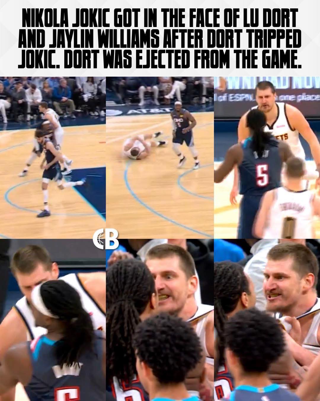 Lu Dort都有今日，咁樣cheap shot Jokic，之後F2被逐 | Facebook