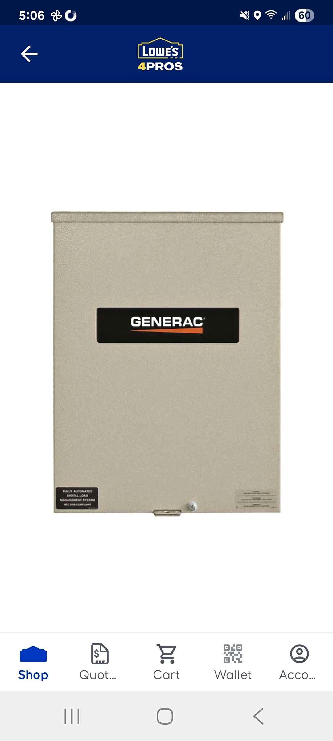 100 amp rxsc100a3 Generac automatic transfer switch - Hubs & Switches ...