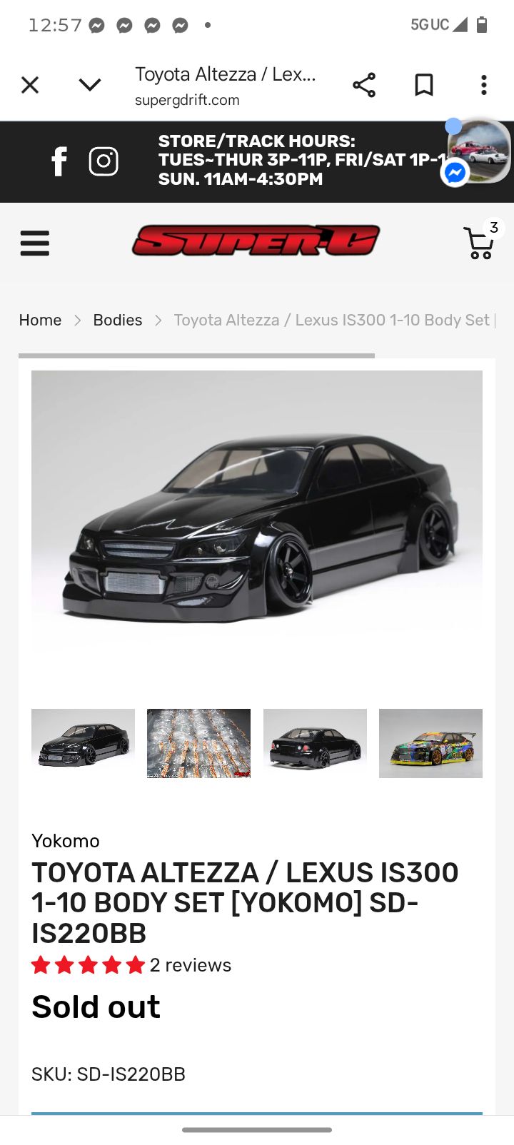 Yokomo Oginoya Nissan Sileighty Sayaka SP drift body now in stock