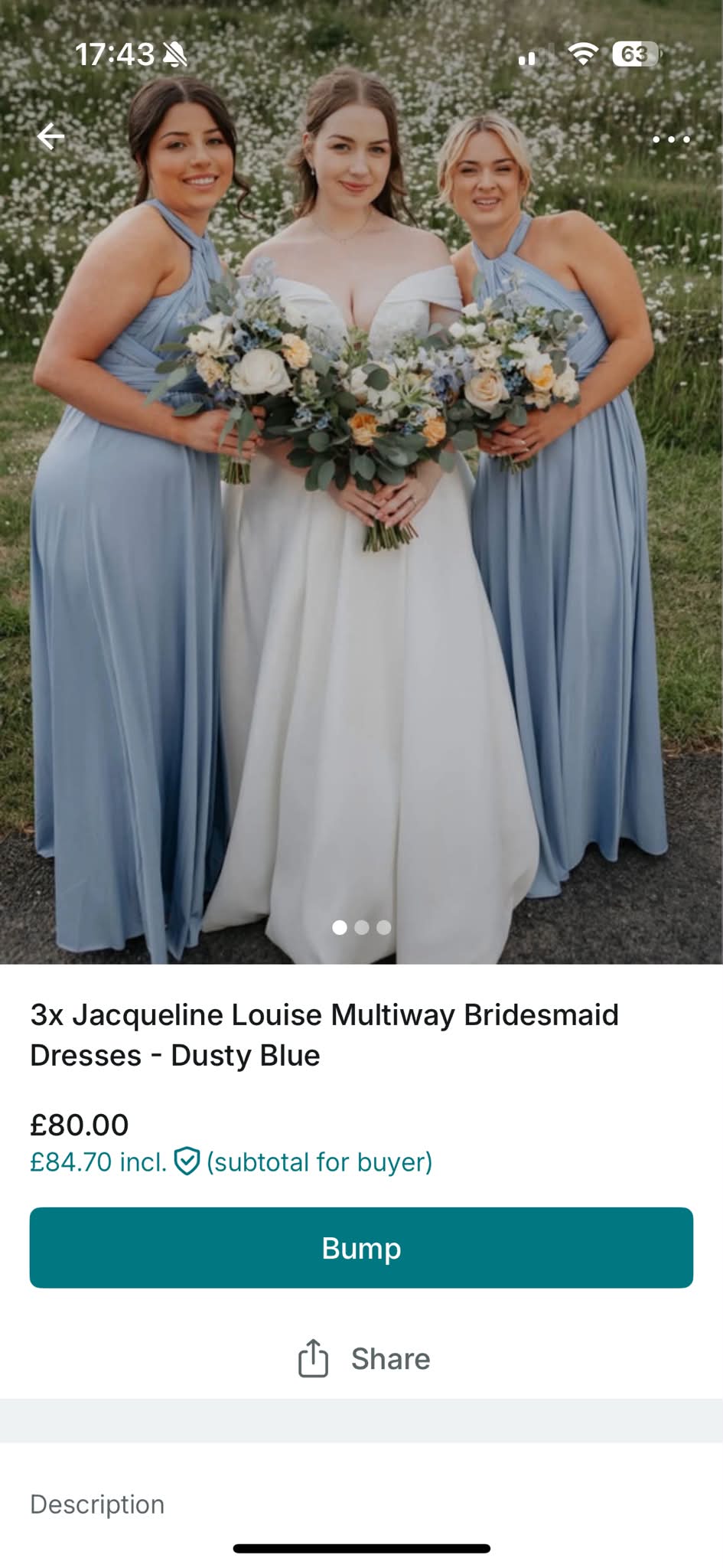 Jacqueline Louise Multi-way Bridesmaid Dresses for sale