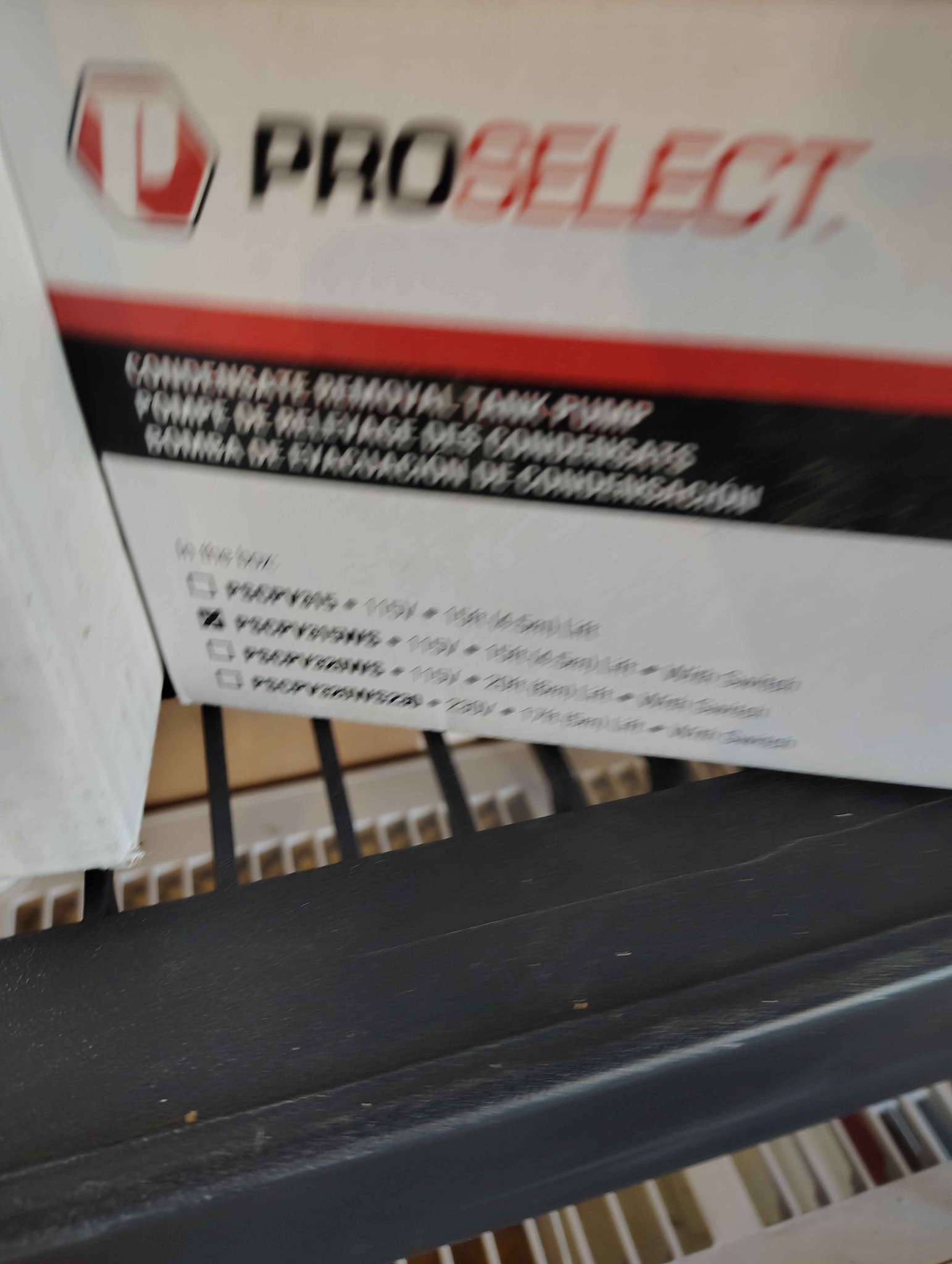 PROSELECT Condensate Removal Tank Pump PSCPV315WS 115V 15ft Lift ...