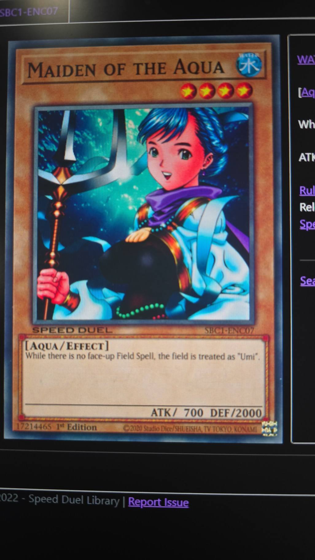 yugioh aqua deck Cards: AQUARIUM SET DRL2 SUPER RARE # 2I30 – Archeron Structure Deck - Fury from