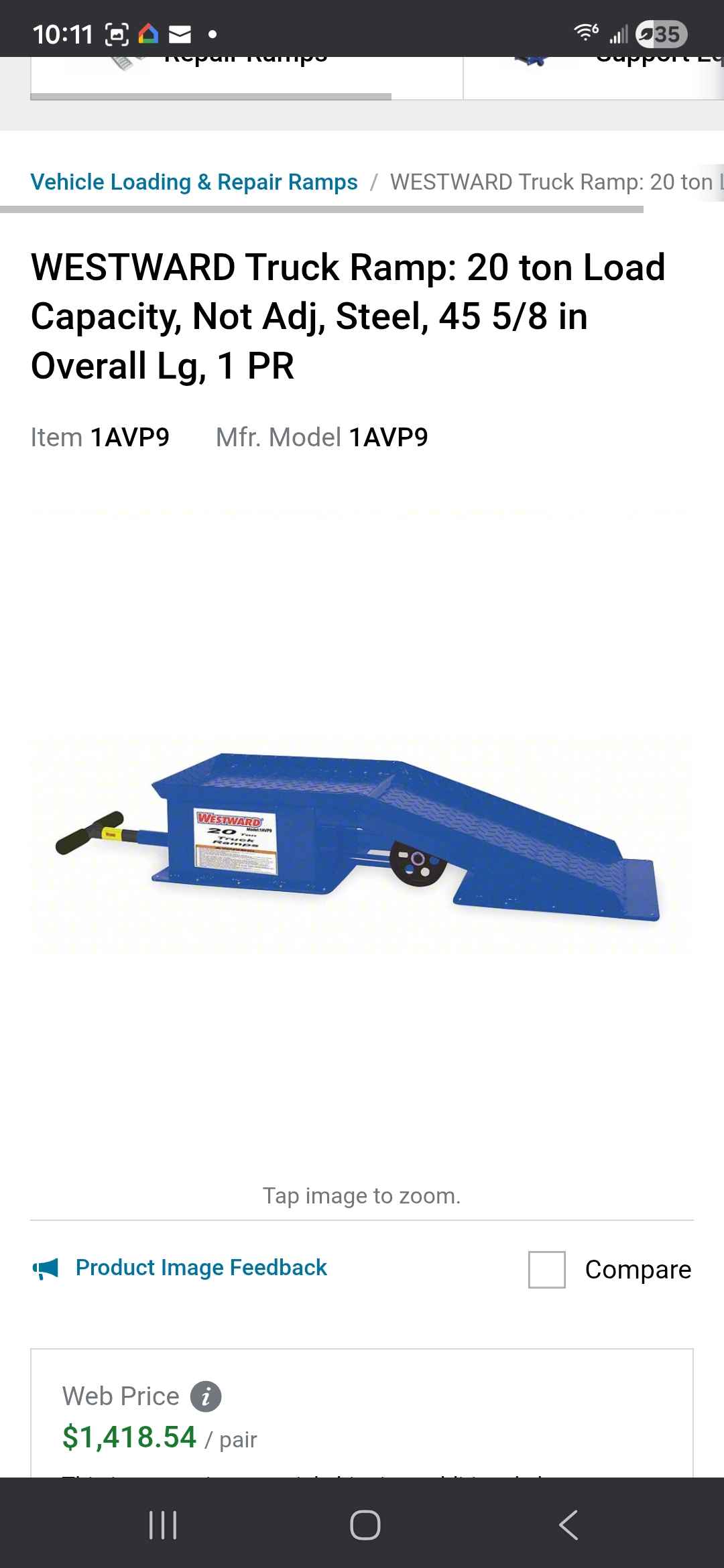 Westward 20 ton wide truck ramps - Car Exterior Parts - Friendship ...
