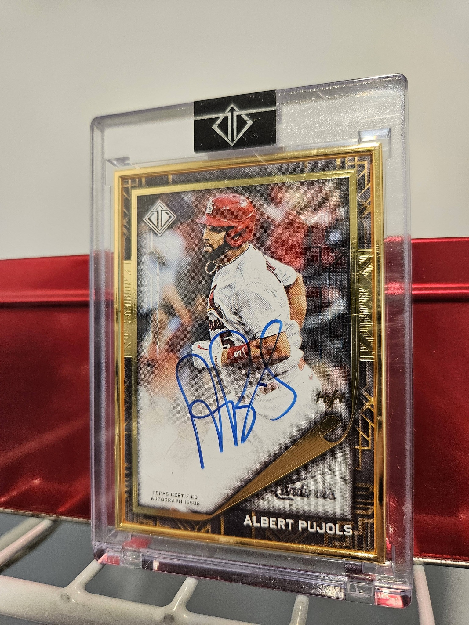 2023 Topps Archives Albert Pujols Autograph 1/1 Topps Chrome