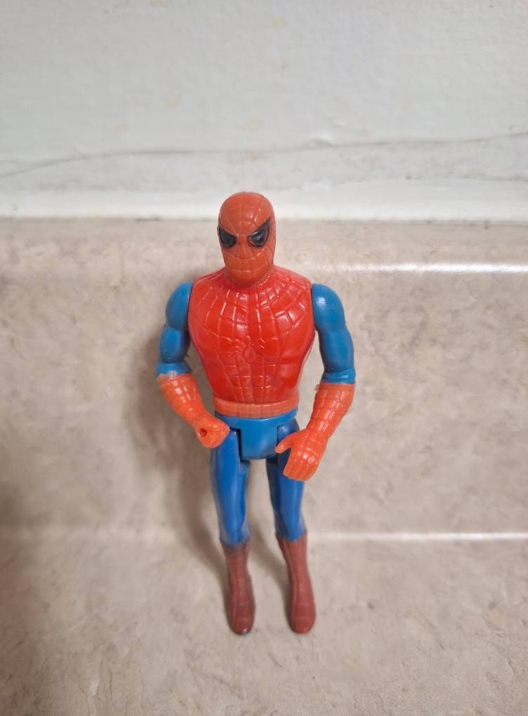 vintage spiderman toys from 70s and 80s