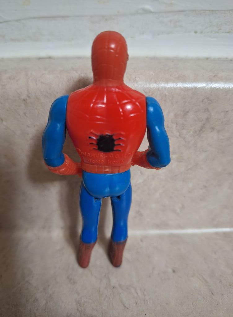 vintage spiderman toys from 70s and 80s