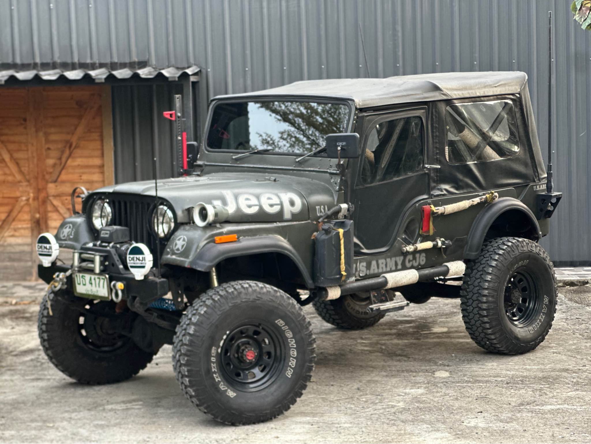 1966 Jeep WIILY’S CJ6 DIESEL VX80 ทะเบียน