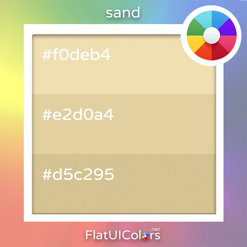 Flat UI Colors - Sand 🎨 www.flatuicolors.net... | Facebook
