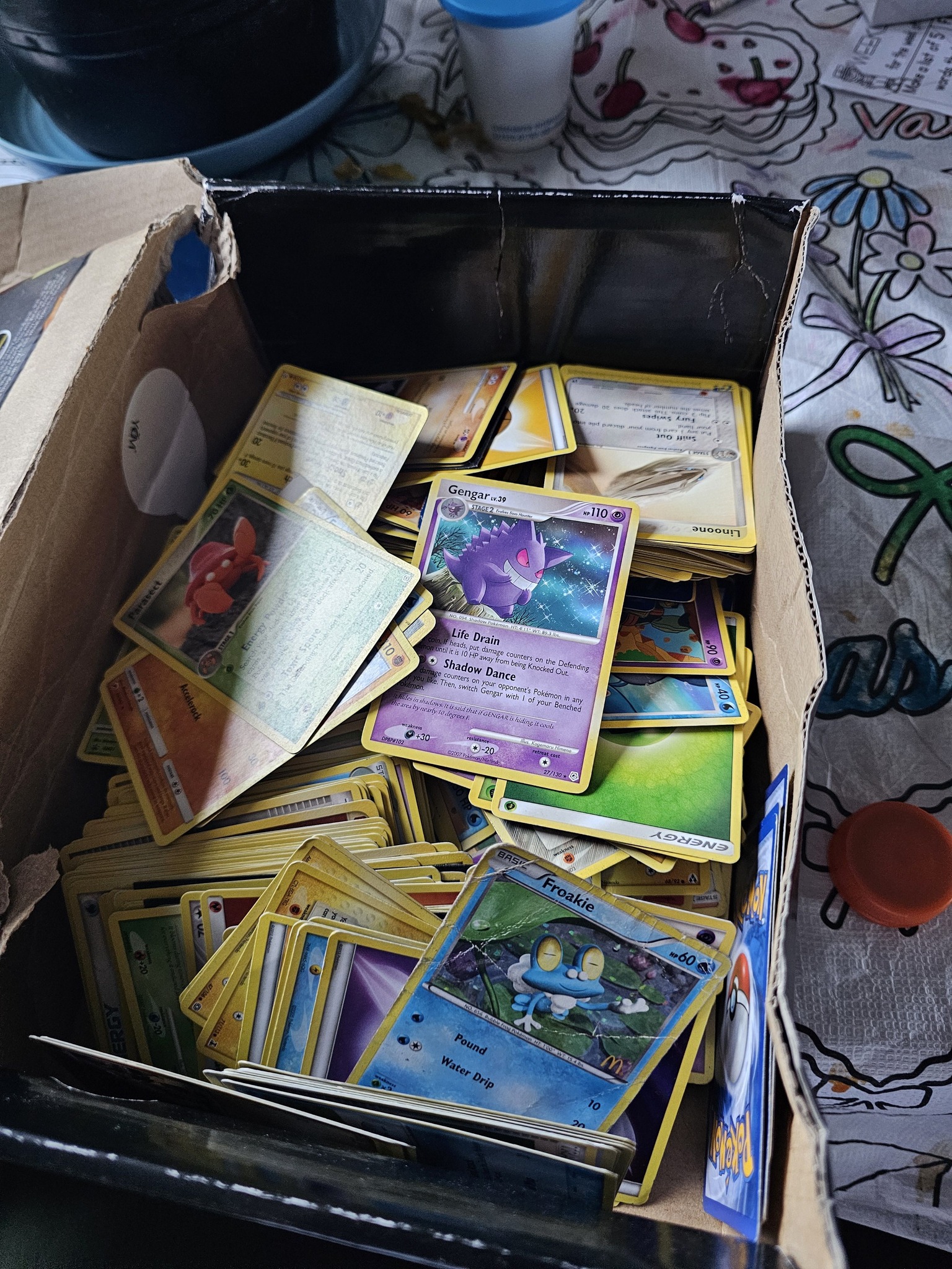 stacks of pokemon cards Bulk Lot: Commons & Uncommons + BONUS Ultra Rares 19 of the Most Valuable