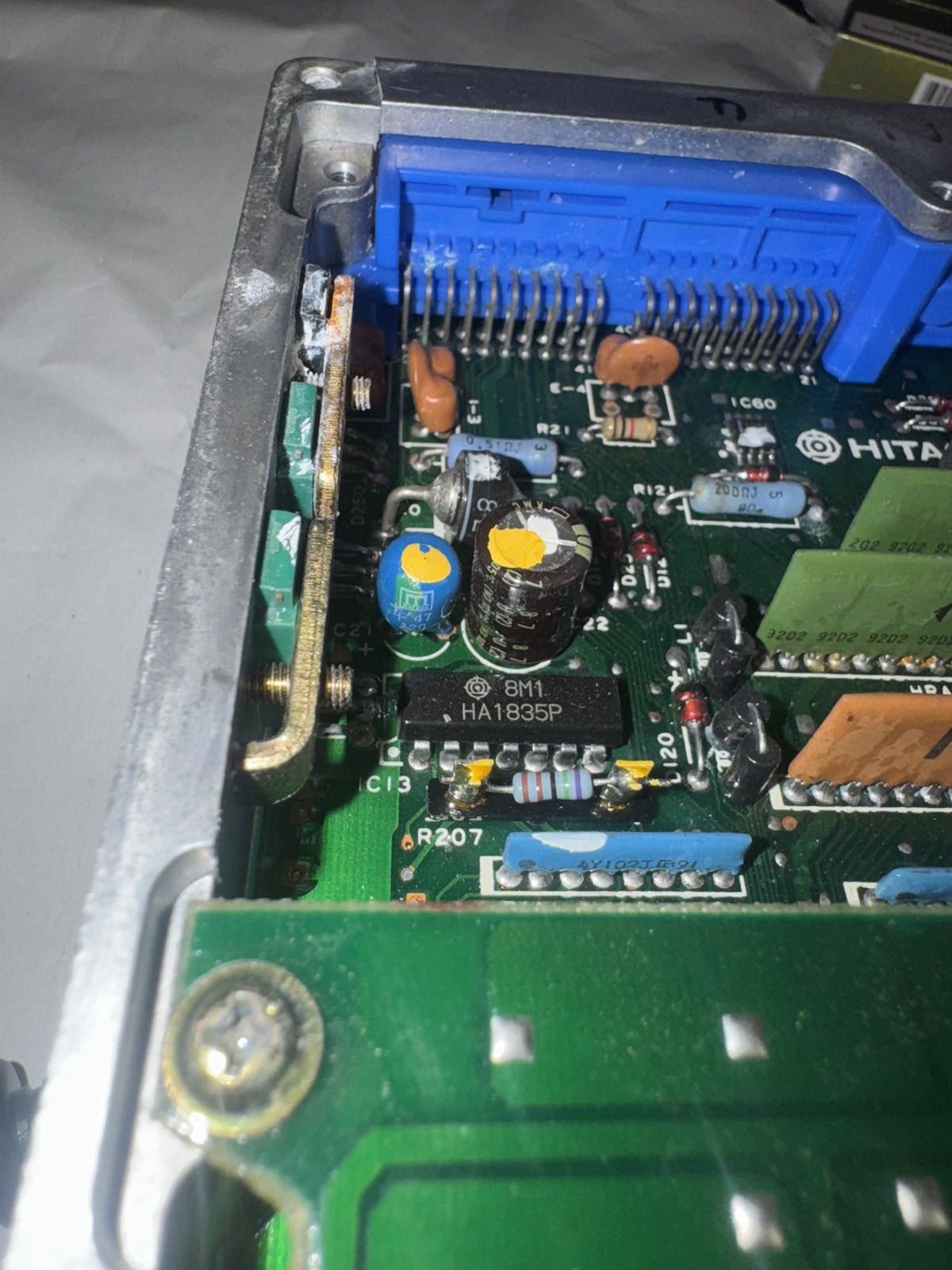 Could a faulty TVS diode cause no spark in 1989 Nissan S13 200SX?