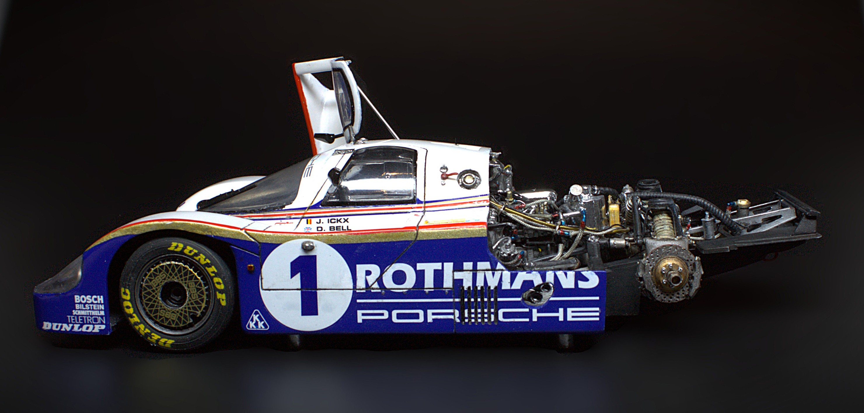 Minichamps 1:43 scale Porsche 956 model cars