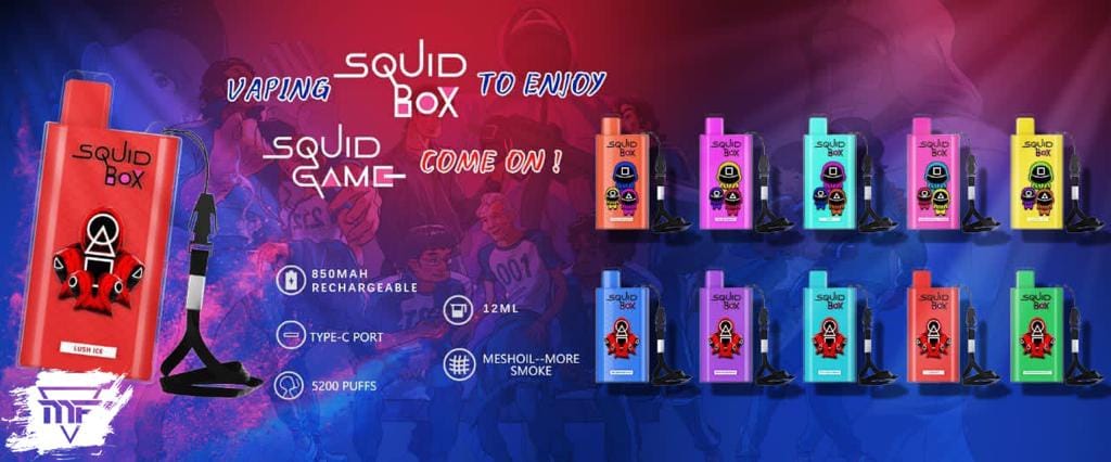 MF Distribution - NEW ARRIVAL 🔥 SQUID BOX DISPOSABLE...