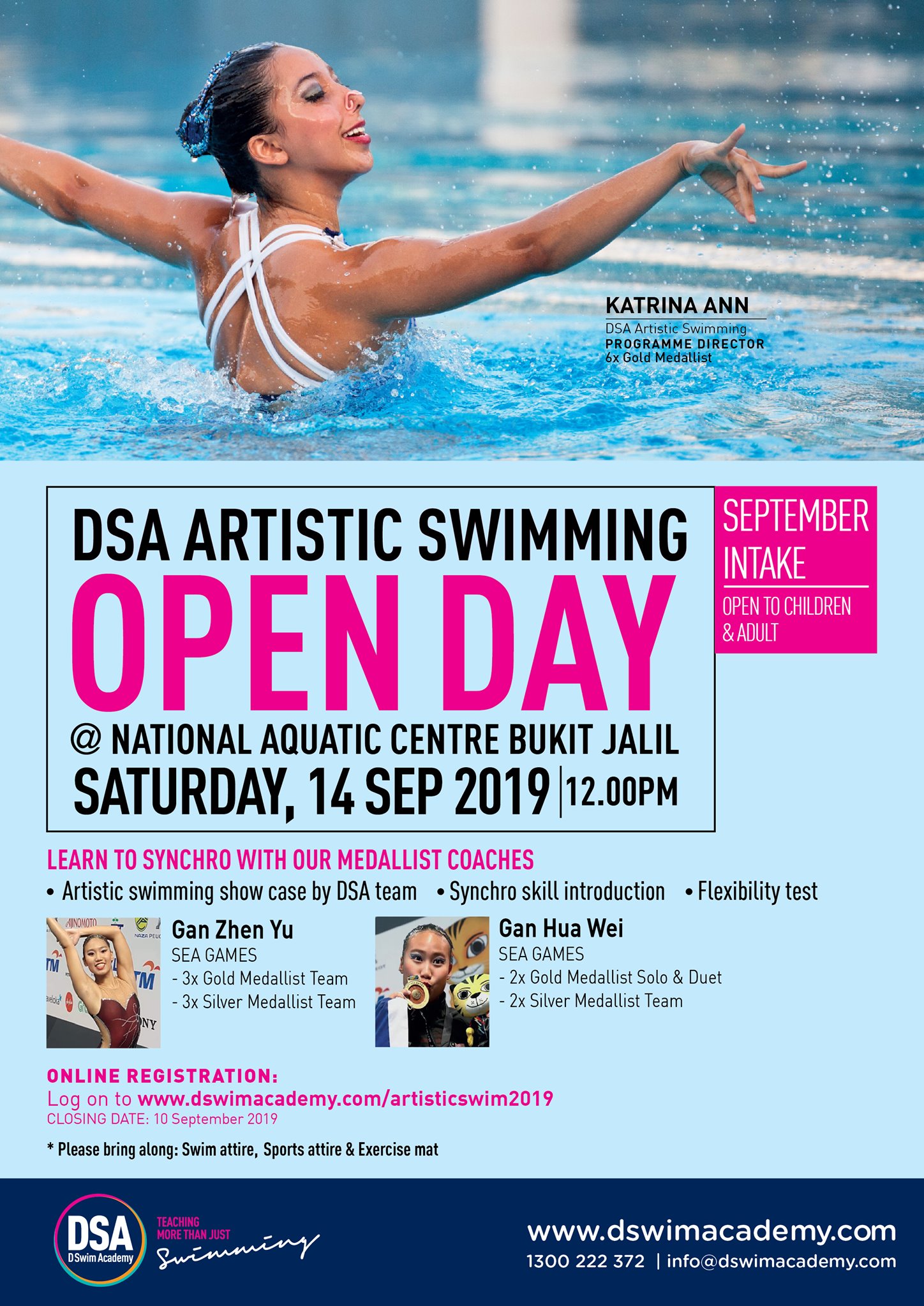 Dsa Dsa Artistic Swimming Open Day At Bukit Jalil Facebook