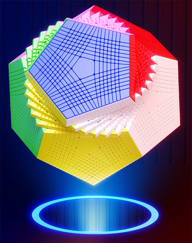 Beautiful 15x15 minx puzzle from cubezz.com