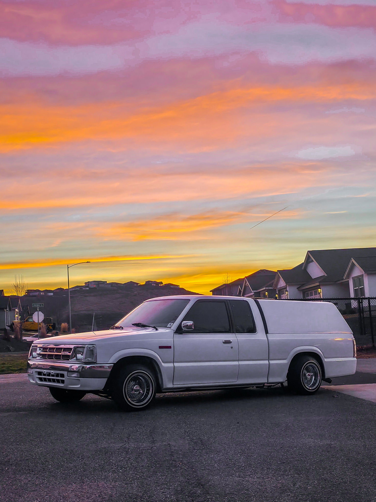 1988 Mazda B2200 Lowered owned by Joe Garcia #graffiti #Custom 