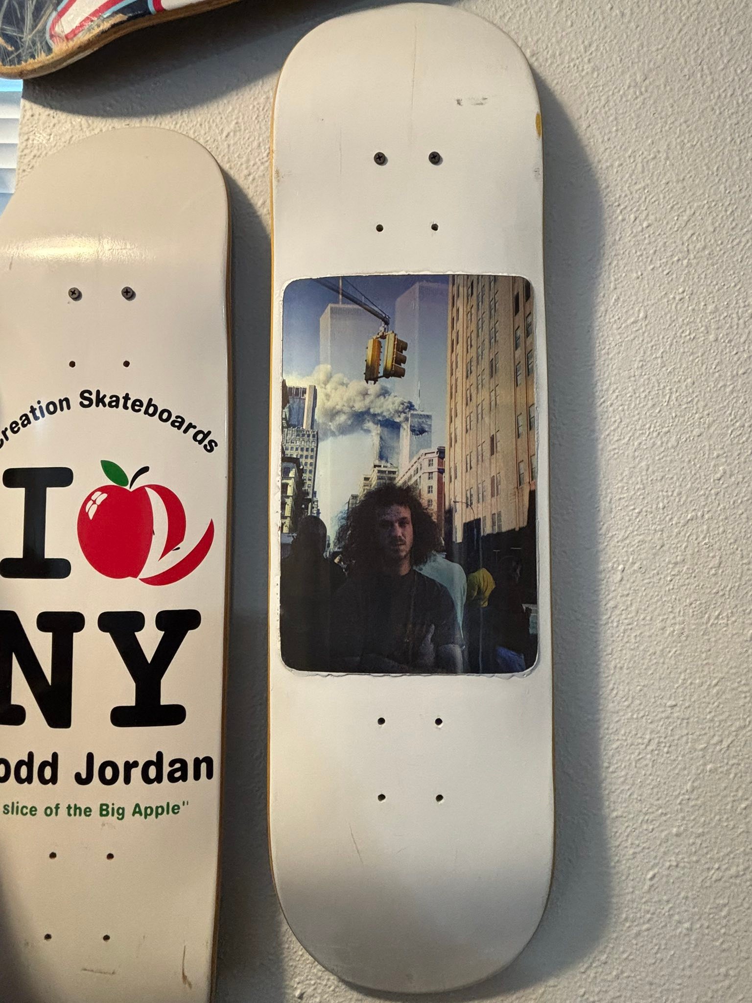 Skateboard decks for sale: Reynolds Psych A, FA Twin Towers Jason