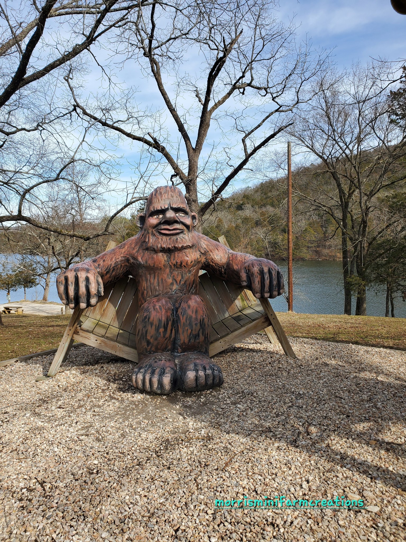 Bigfoot sculpture in Eureka Springs, Arkansas