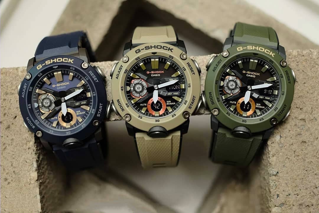 Toughest watches ever! Push your new GA-2000 in Army Green to the
