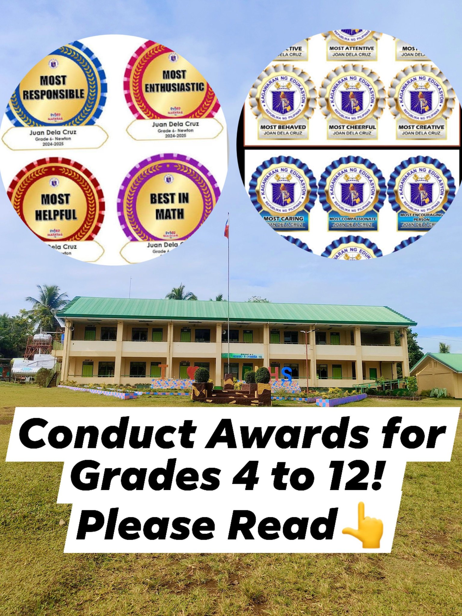 June Riel - Conduct Awards for Grades 4 to 12! 🔶We celebrate learners ...